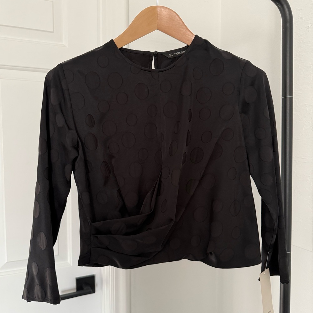 Zara Black Women's Blouse NWT